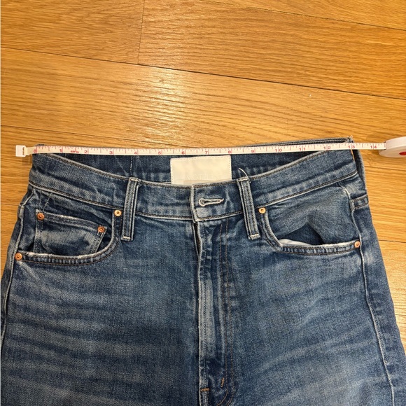 MOTHER Superior High Waisted Rider Skimp in Cowboys Don't Cry 27 - Picture 9 of 9